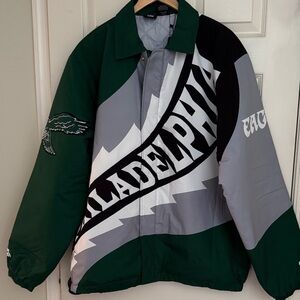 CHALK LINE NFL Philadelphia Eagles Green and Gray Jacket